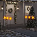 vidaXL Božične svetilke s konicami 3 kosi LED zložljive rumene 35 cm Cene
