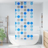  Roleta za tuš 120 x 240 cm s uzorkom krugova | shoptok.hr