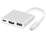 Dardanar prenosni razdelilnik za mobilni telefon, adapterski kabel tri v enem 4K, adapterski pretvornik, (21199258) Cene