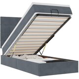  Okvir kreveta s madracima tamnosivi 90x200cm baršunasti | shoptok.hr