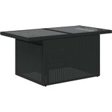  7-delni set vrtnih kavčev z blazinami Črna Poli ratan, (22090904) | Shoptok.si