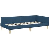  Kotni okvir postelje z matrico z vzmetnico 2 pcs Modra blago, (5000121285) | Shoptok.si