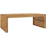 vidaXL Klubska mizica 110x60x38 cm masivni les tikovina, (21824202) | Shoptok.si