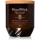 WoodWick Black Currant & Rose dišeča sveča 184 g