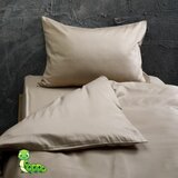 Gusenica posteljina pamučni saten braon - 200x200 Cene