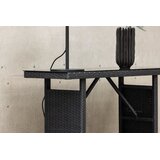 Venture Home Padova vrtni stolić 120 &amp;times; 40 cm, crni Slike