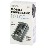 Logilink Power bank 10000 mAh, 1x USB-A, 1x USB-C, sa zaslonom, PD &amp, QC, transp. PA0306 aku-pack 10000 mAh Li-Ion prozirna | Eponuda.ba