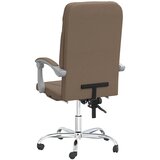  Uredski naslonjač od tkanine smeđi | Eponuda.com