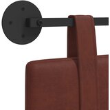  Viseće uzglavlje kreveta Sjajno smeđa Antikni PU 110 x 55 x 5 cm | shoptok.hr