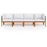  Vrtna sofa za 4 osobe s jastukom, akacija i uže | shoptok.hr