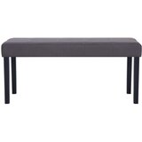  Klupa od umjetne kože 106 cm siva | shoptok.hr