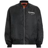 AllSaints Prehodna jakna 'UNDERGROUND' črna / bela