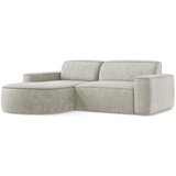 Makamii Krem kutna garnitura od šenila (s lijevim kutom/s ležaljkom) Omao – | shoptok.hr