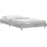  Okvir kreveta boja betona 100x200 cm od konstruiranog drva | shoptok.hr