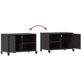 TV ormarić crni 68 x 39 x 43,5 cm čelik | shoptok.hr
