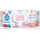 GOWipes Super Sensitive vlažne maramice za djecu za osjetljivu kožu 0+ 60 kom | shoptok.hr