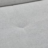 Hom`in KOTNA SEDEŽNA GARNITURA, tkanina svetlo siva | Shoptok.si