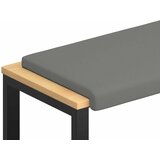  Jastučić za klupu Teksturirani baršun Tamnosiva Dubina 35 cm | shoptok.hr