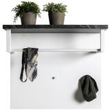 Mömax Garderobni Panel Mundi, Bela, Videz Marmorja | Shoptok.si