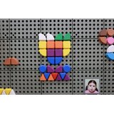  Masterkidz geometrijski klinovi za STEM ploče, 12 boja, 64 komada | shoptok.hr