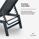 Blumfeldt Renazzo Lounge ležaljka | nosivost 120 kg | 5 razina podešavanja | vodoodbojna | shoptok.hr