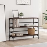  Konzolni stol boja smeđeg hrasta 100x32x75 cm konstruirano drvo | Eponuda.ba