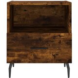  Noćni ormarić boja hrasta 40x35x47 5 cm od konstruiranog drva | shoptok.hr