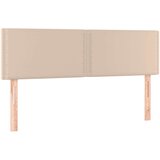  Posteljno vzglavje kapučino 144x5x78/88 cm umetno usnje, (20952042) | Shoptok.si