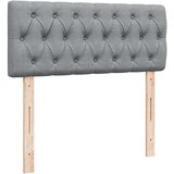 vidaXL Krevet s oprugama i madracem svjetlosivi 120x190 cm od tkanine | shoptok.hr