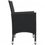  5-dijelni vrtni blagovaonski set crni | shoptok.hr