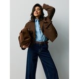 Sinsay Wide leg traperice s remenom | shoptok.hr