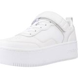 Tommy Jeans Modne superge ADHESIVE STRIP FLATFORM Bela | Shoptok.si