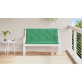  Jastuk za vrtnu klupu zeleni 120x(50+50)x7 cm od tkanine Oxford | shoptok.hr