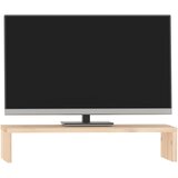  Stalak za monitor 50 x 27 x 10 cm od masivne borovine | shoptok.hr