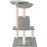 Penjalica za mačke sa stupovima za grebanje svjetlosiva 82 cm | Eponuda.com