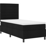  s opruga kutije s madracem Crna 90 x 200 cm tkanina | shoptok.hr