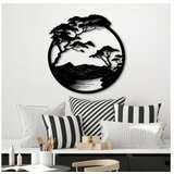 WALLXPERT dekorativni metalni zidni pribor serenity crna boja | ePonuda.com