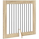  Vrata za pse s postoljem 2 pcs Hrast sonoma 100 x 100 cm | Shoptok.si