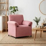  Jednosed Ružičasta 88 x 83 x 95 cm Baršun | shoptok.hr