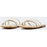 Defacto Women Flat Sole Double Band Faux Leather Slippers | shoptok.hr