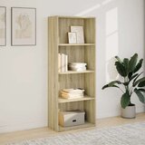 vidaXL Regal za knjige boja hrasta 60x30x152 cm od konstruiranog drva | shoptok.hr