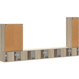  Namestitev na steno 6 pcs Sonoma hrast - - Rjava - 78.74 - 98 x 31 x 29,5 cm - 2025-vidaXL-Uvoz_2 | Shoptok.si