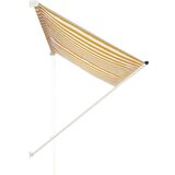  Zložljiva tenda 250x150 cm rumena in bela, (20611089) | Shoptok.si