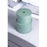 Bigso Box of Sweden Mentolno zelene kartonaste škatle s pokrovom za shranjevanje v kompletu 2 ks ø 26x17,5 cm Wilma – | Shoptok.si