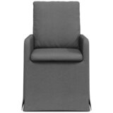  Trpezarijske stolice 2 pcs Tamno siva 57 x 67 x 98 cm tkanina | shoptok.hr