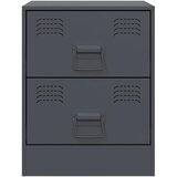  Noćni ormarići 2 kom antracit 34,5 x 39 x 44 cm čelični | shoptok.hr