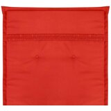  Jastuci za vrtne stolice 4 kom crveni 120x50x3 cm od tkanine | shoptok.hr