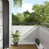 vidaXL Balkonski zaslon svjetlosivi 90 x 500 cm 100 % poliester Oxford | shoptok.hr