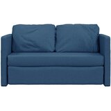  Podni kauč na razvlačenje 2-u-1 plavi 112x174x55 cm od tkanine | Eponuda.com