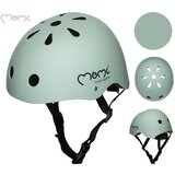 Momi MIMI otroška čelada, 47-58cm, nastavljiv obseg in trakovi, trpežni materiali, ultra lahka teža, 11 zračnikov, univerzalna oblika, zelena, (21713409) | Shoptok.si